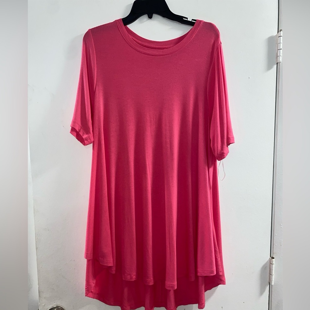 Lane Bryant Vibrant Pink Top‎